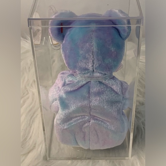 Ty(16) Issy Chicago Four Seasons Hotel Purple Stuffed Animal Bear - Picture 11 of 11